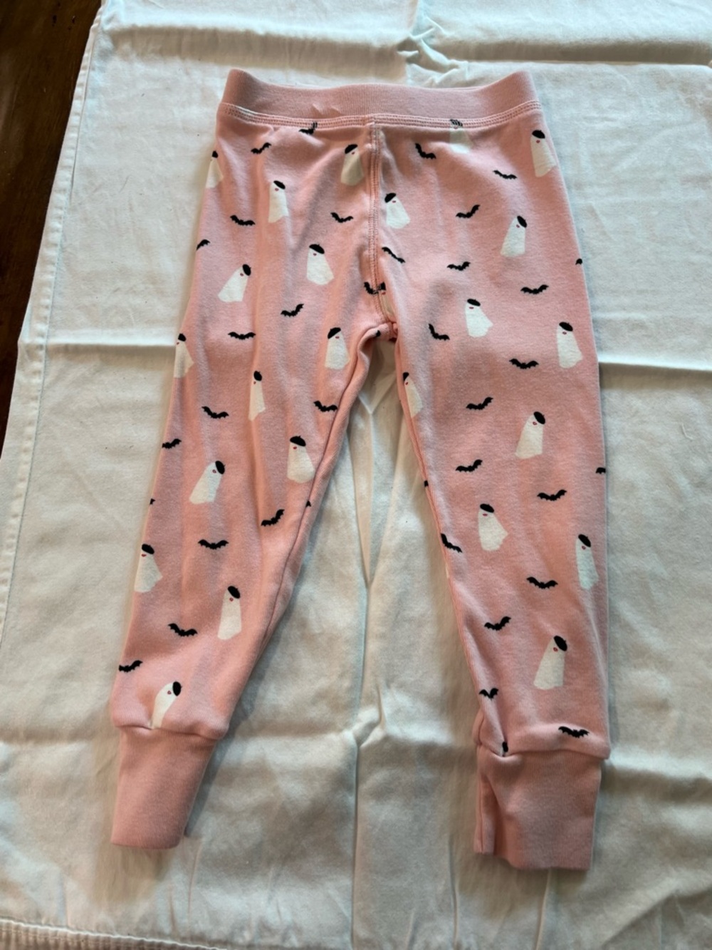 Crewcuts Ghost & Bat Print Cotton Pajama Joggers 3T